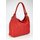 BELLI Leder Schultertasche Shopper "Lilly" rot