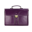 BELLI "Design Bag B" Leder Businesstasche unisex lila