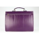 BELLI "Design Bag B" Leder Businesstasche unisex lila