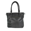 FREDsBRUDER Megapixel Ledertasche Shopper Schultertsche schwarz black