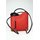 BELLI "Backpack" Leder Tasche Rucksack rot schwarz