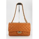 BELLI Nappa Leder Abendtasche "Paris" cognac