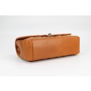 BELLI Nappa Leder Abendtasche "Paris" cognac