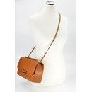 BELLI Nappa Leder Abendtasche "Paris" cognac