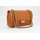 BELLI Nappa Leder Abendtasche "Paris" cognac