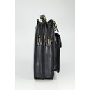 BELLI Design Bag "Verona" Leder Businesstasche grau anthrazit