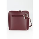 BELLI kleine Ledertasche Damen Umhängetasche bordeaux