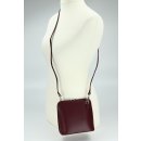 BELLI kleine Ledertasche Damen Umhängetasche bordeaux