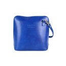 BELLI kleine Ledertasche Damen Umhängetasche royal blau