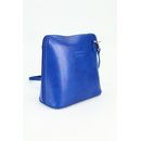 BELLI kleine Ledertasche Damen Umhängetasche royal blau