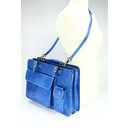 BELLI Design Bag "Verona" Leder Businesstasche royal blau