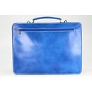 BELLI Design Bag "Verona" Leder Businesstasche royal blau