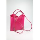 BELLI Leder Handtasche Rucksack "Belli Backpack" pink