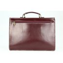 BELLI "Design Bag B" Leder Businesstasche unisex bordeaux dunkel