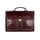 BELLI "Design Bag B" Leder Businesstasche unisex bordeaux dunkel