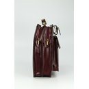 BELLI Design Bag "Verona" Leder Businesstasche bordeaux dunkel