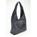 BELLI "Modena" mittelgrosser Nappaleder Shopper dunkelblau