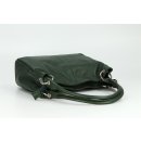 BELLI Leder Schultertasche Shopper "Lilly" grün