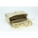 BELLI Nappa Leder Abendtasche "Paris" gold