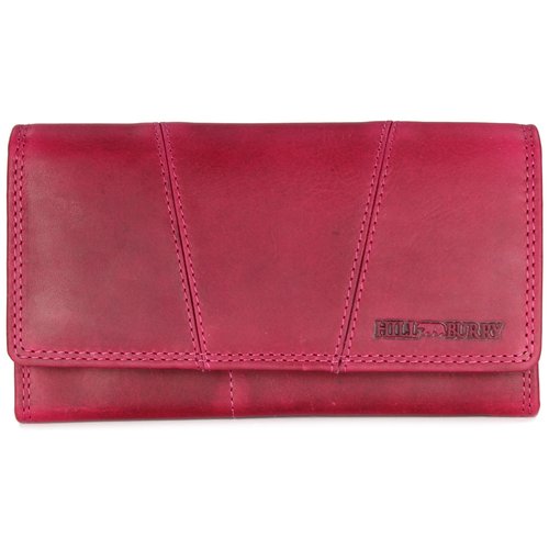 Hill Burry Vintage Leder Damen Geldbörse Portemonnaie pink 777023