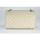 BELLI Nappa Leder Abendtasche "Paris" beige