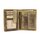 Hill Burry Vintage Leder Geldbörse Portemonnaie aus weichem Leder tan braun