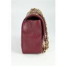 BELLI Nappa Leder Abendtasche "Paris" weinrot