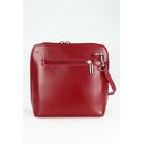 BELLI kleine Ledertasche Damen Umhängetasche bordeaux