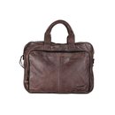 FREDsBRUDER Academy Ledertasche Businesstasche brown braun