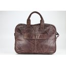 FREDsBRUDER Academy Ledertasche Businesstasche brown braun