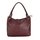 BELLI Leder Schultertasche Shopper "Lilly" wine