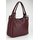 BELLI Leder Schultertasche Shopper "Lilly" wine