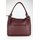 BELLI Leder Schultertasche Shopper "Lilly" wine