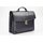 BELLI "Design Bag D" Leder Businesstasche dunkelgrau