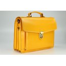 BELLI "Design Bag D" Leder Businesstasche gelb