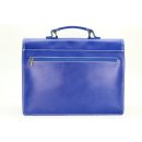 BELLI "Design Bag D" Leder Businesstasche royalblau