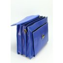 BELLI "Design Bag D" Leder Businesstasche royalblau