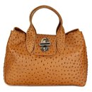 BELLI Ledertasche cognac strauss
