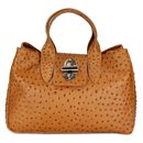 BELLI Ledertasche cognac strauss