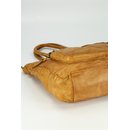 FREDsBRUDER Megapixel Ledertasche Shopper Schultertasche caramel braun