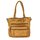 FREDsBRUDER Megapixel Ledertasche Shopper Schultertasche caramel braun