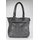 FREDsBRUDER Megapixel Ledertasche Shopper Schultertasche grau iron grey