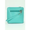 BELLI kleine Ledertasche Damen Umhängetasche mint grün