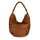 FREDsBRUDER Riffeltier S Ledertasche Schultertasche cognac