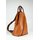 BELLI "City Backpack" leichter Leder Rucksack cognac braun