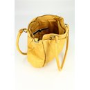 FREDsBRUDER Rise Ledertasche Schultertasche yellow gelb