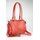 FREDsBRUDER Rise Ledertasche Schultertasche flamingo red