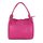 BELLI Leder Schultertasche Shopper "Lilly" pink