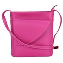 BELLI kleine Leder Umhängetasche Schultertasche pink