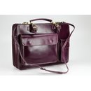 BELLI Design Bag "Verona" Leder Businesstasche lila